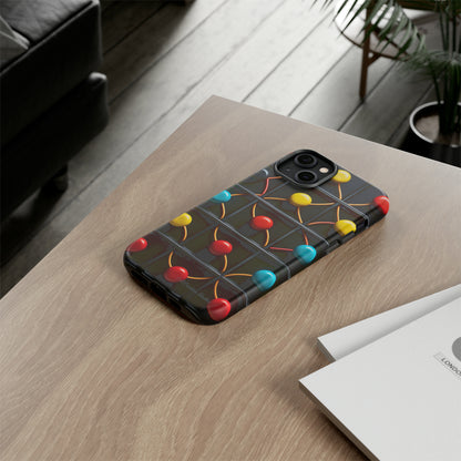 "Vibrant Spheres Fusion" -Tough Phone Cases