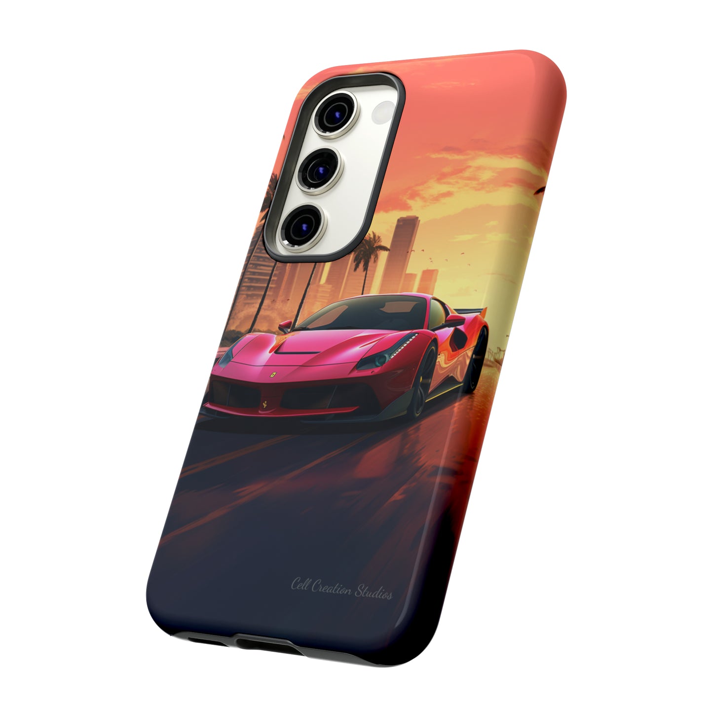 "Sunset Boulevard Ferrari Edition" -Tough Samsung Phone Cases