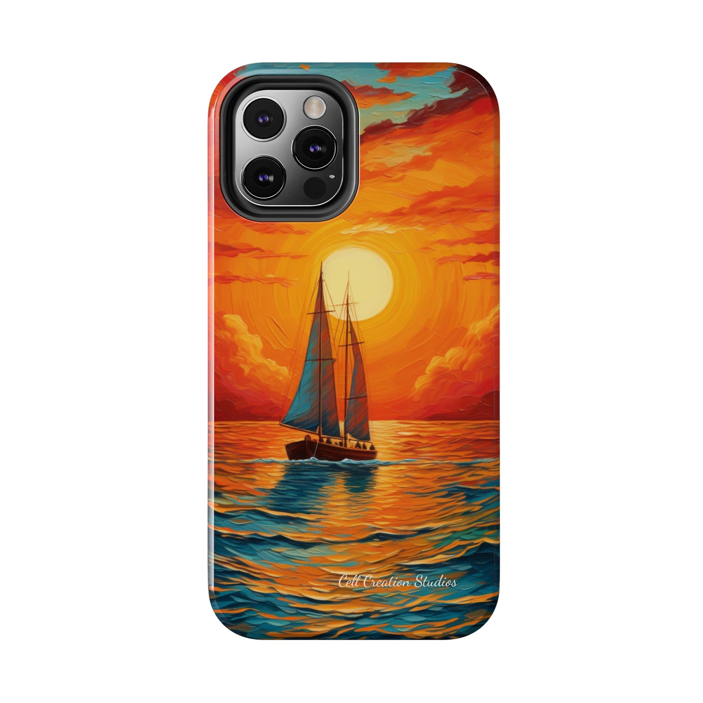 "Sailboat Sunset" -Tough iPhone Cases