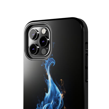 "Blue Flame" Phone Case: Ignite Your Style with Fiery Elegance -Tough Phone Cases