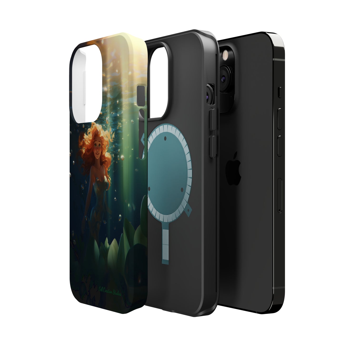 Dive into Enchantment with Our "Ariel Little Mermaid" Phone Case -MagSafe Tough Cases