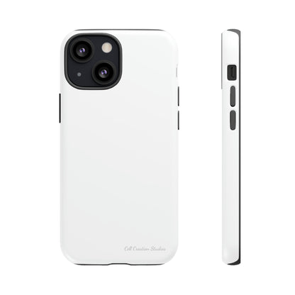 "Pure Elegance White" -Tough iPhone Cases