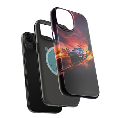 "Silver Aston Martin Racing" -MagSafe Tough iPhone Cases