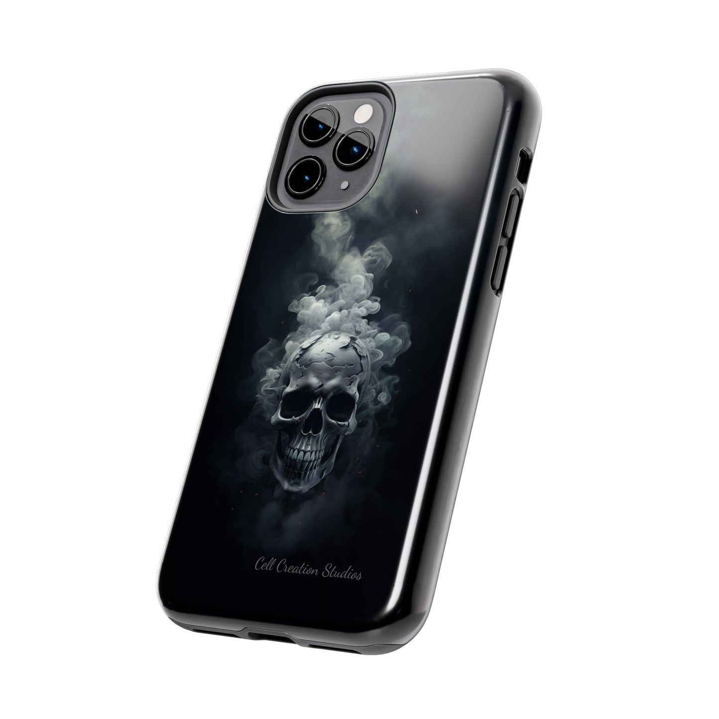 "Ethereal Skull Noir" -Tough iPhone Cases