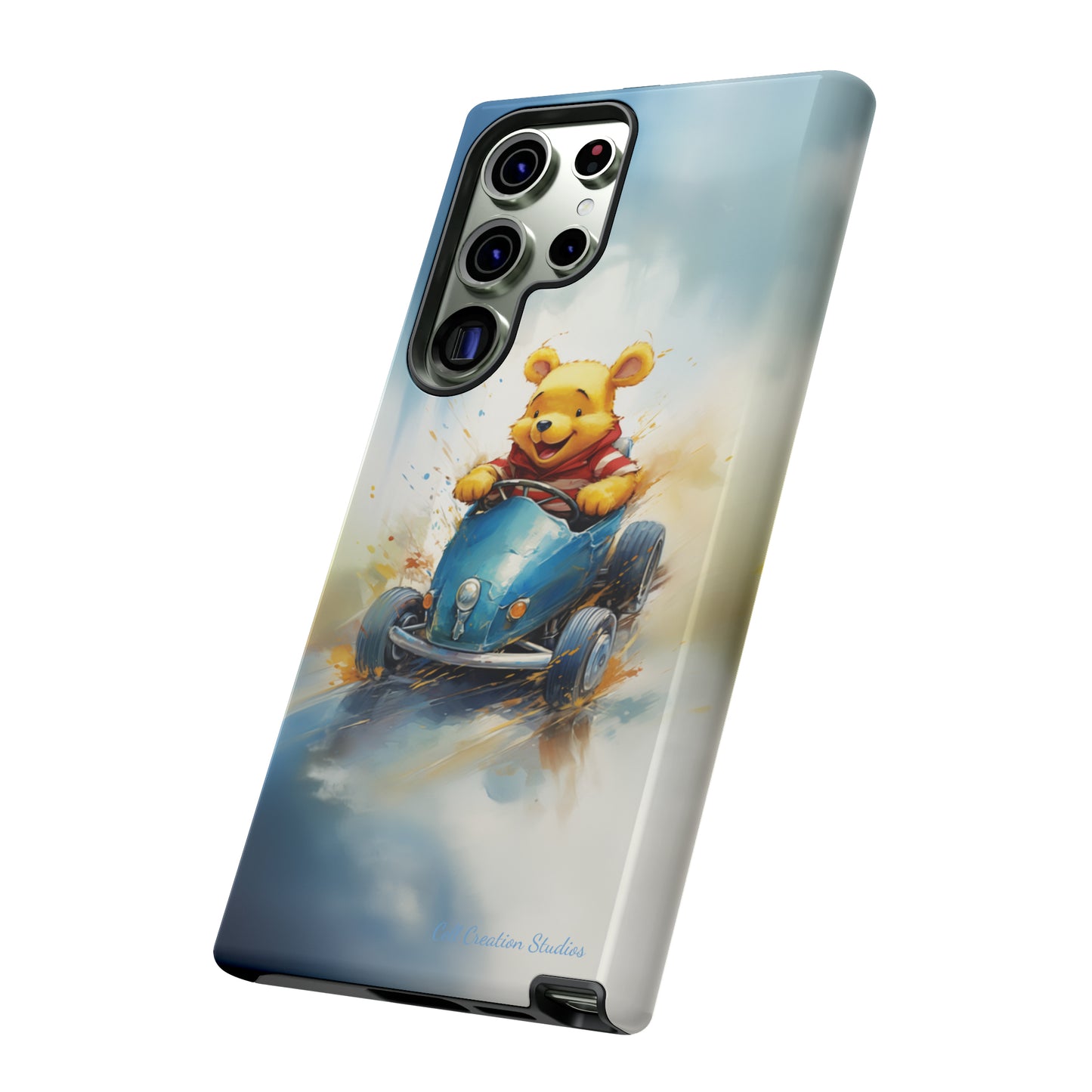 "Winnie-the-Pooh's Race Day" Phone Case -Tough Cases