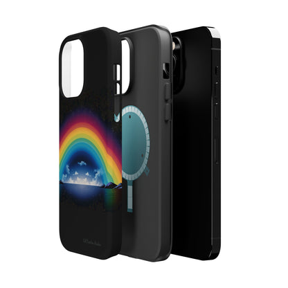 "Vibrant Skies: Rainbow Sunset" Cell Phone Case -MagSafe Tough Cases