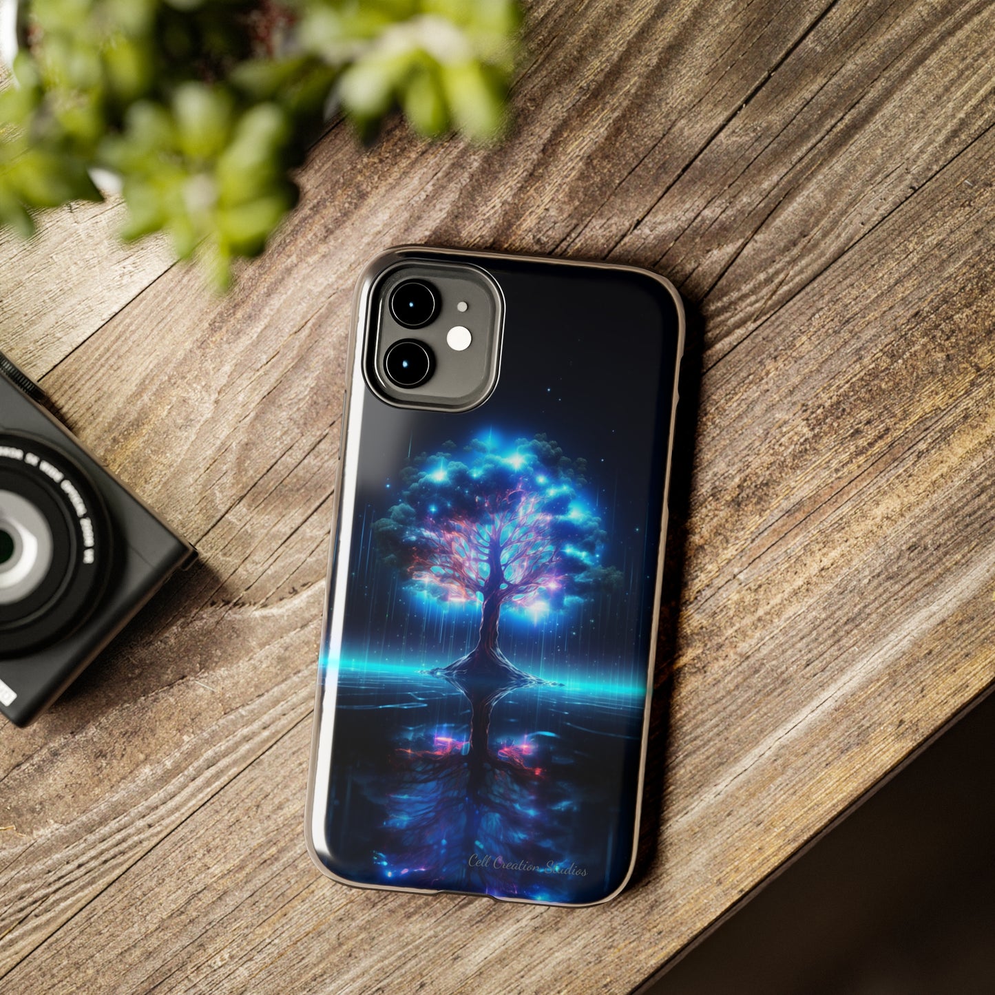 Introducing the "Luminous Tree" Cell Phone Case – Illuminate Your Style with Nature's Glow -Tough Phone Cases