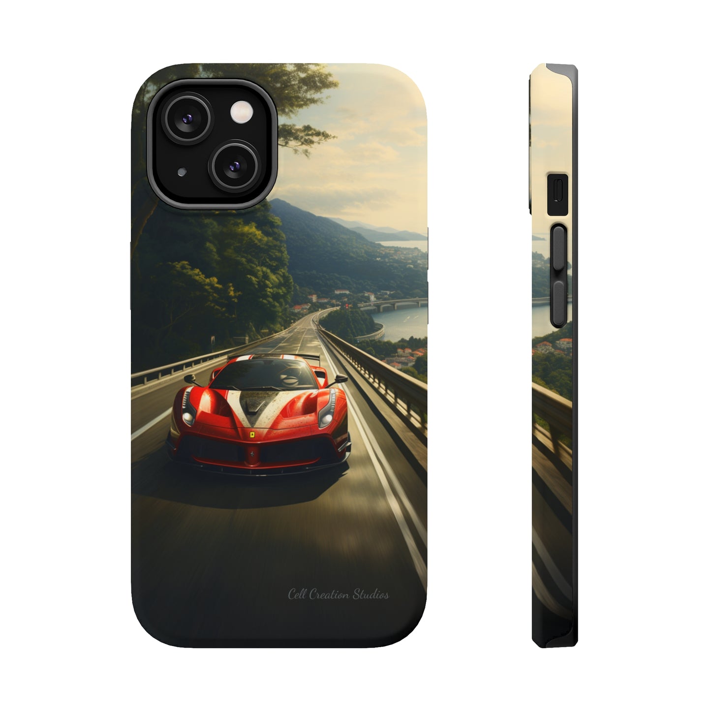 "Tropical Thrill Ferrari Edition" -MagSafe Tough iPhone Cases