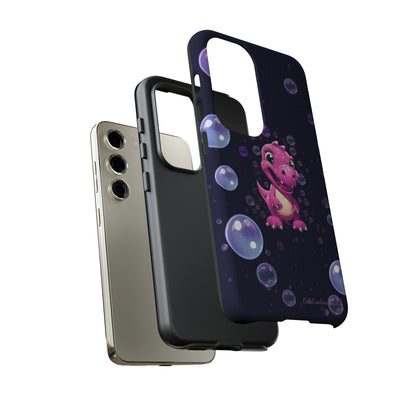 "Dino Glam" Glitter Dinosaur Phone Case -Tough Cases