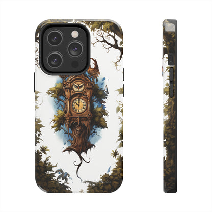 Introducing the "Timeless Charm Cuckoo Clock" Cell Phone Case – Embrace Vintage Elegance -Tough Phone Cases