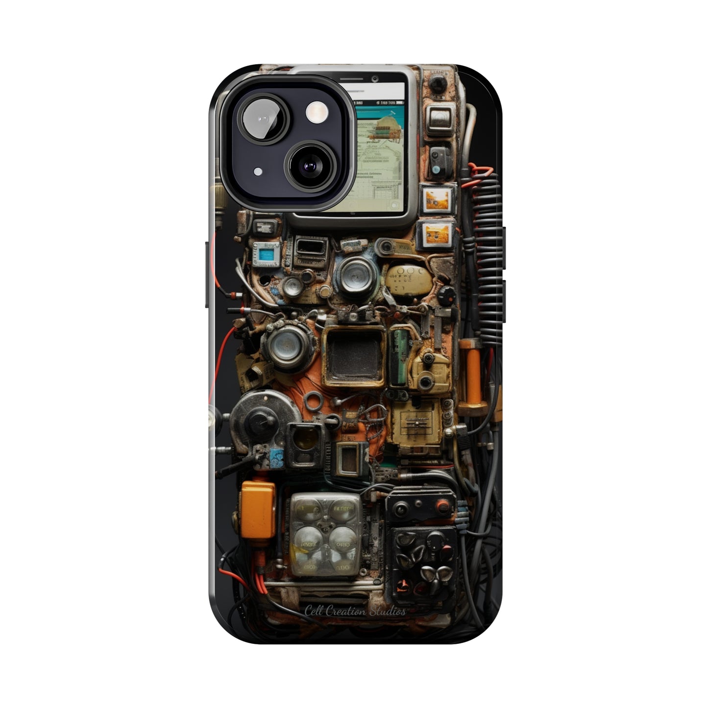 Introducing the "Tech Insight" Cell Phone Case – Explore Inner Workings with Transparent Design -Tough Phone Cases