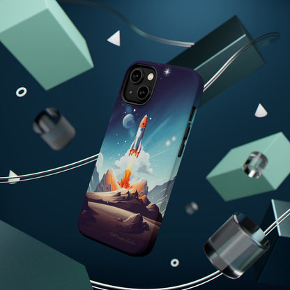 Introducing our "Galactic Odyssey" Cell Phone Case – Launch Your Device into Adventure -MagSafe Tough Cases