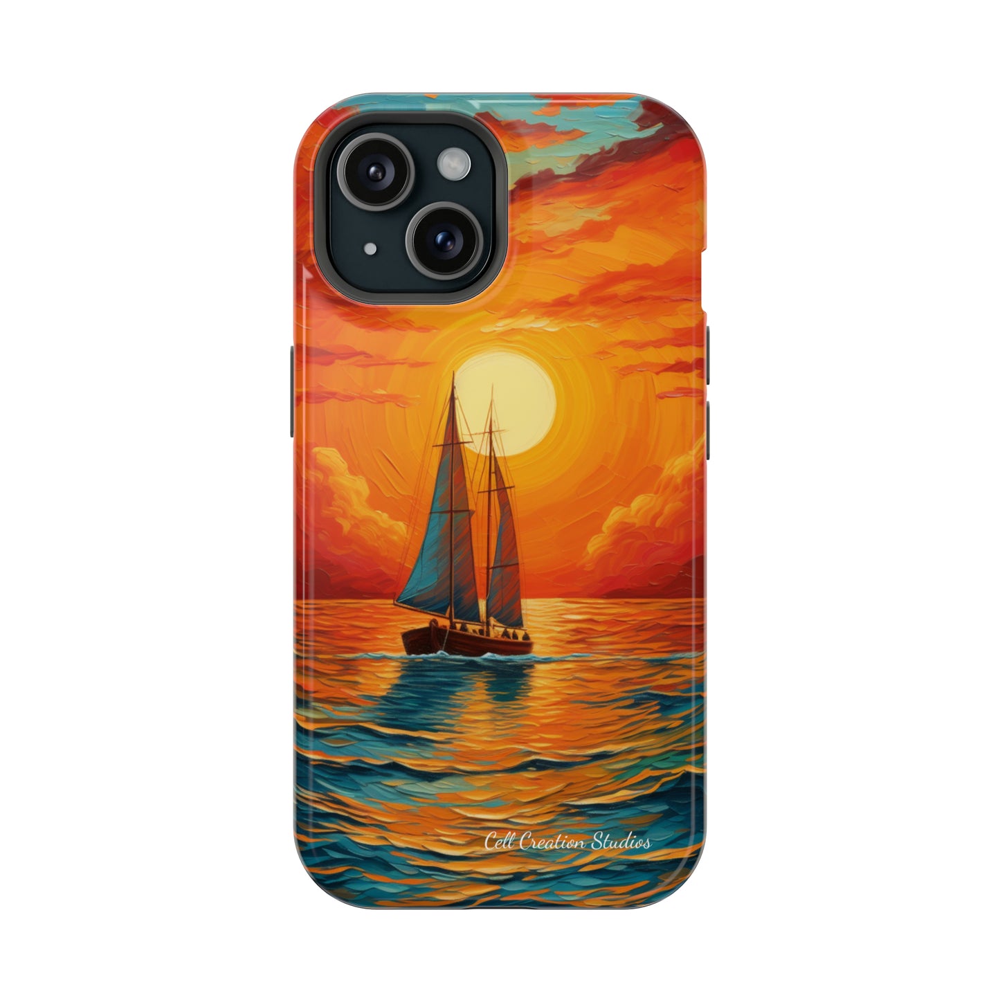 "Sailboat Sunset" - MagSafe Tough iPhone Cases