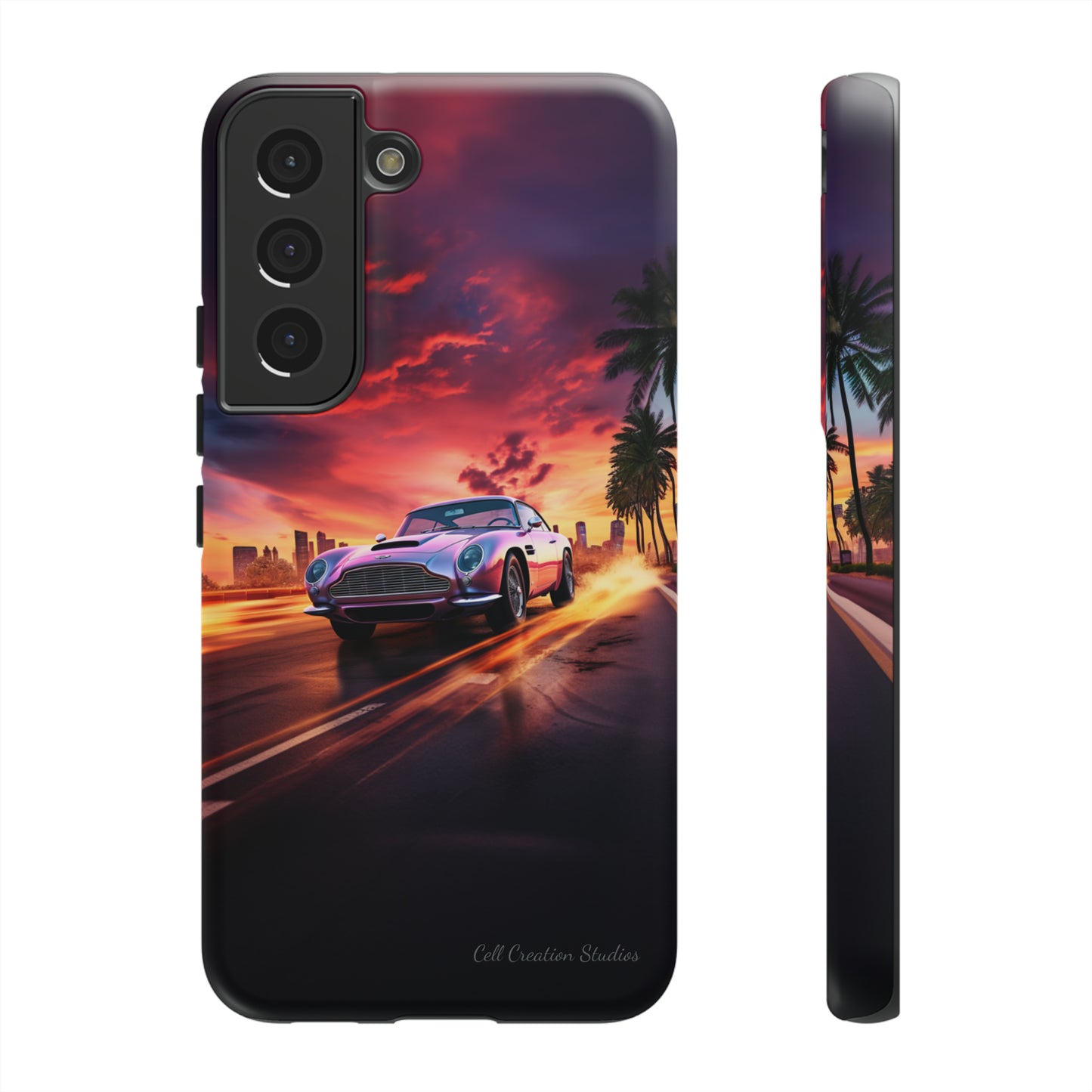 "Silver Aston Martin Racing" -Tough Samsung Phone Cases