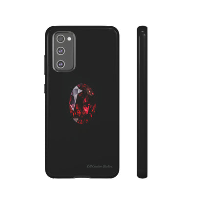 "Ruby Radiance" Phone Case -Tough Cases