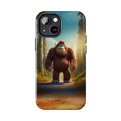 The "Trail Trekker" Bigfoot Cartoon Phone Case -Tough Phone Cases