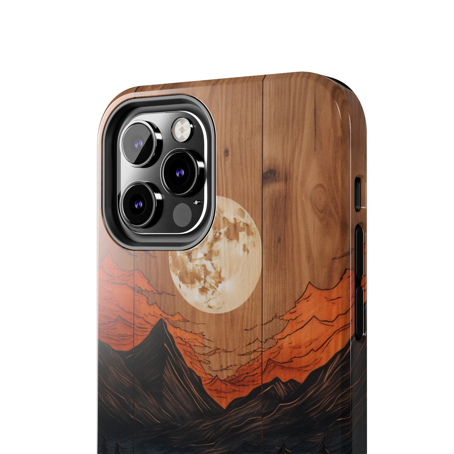 "Elevate Your Style with the Mountain Moonlight Phone Case" -Tough Phone Cases