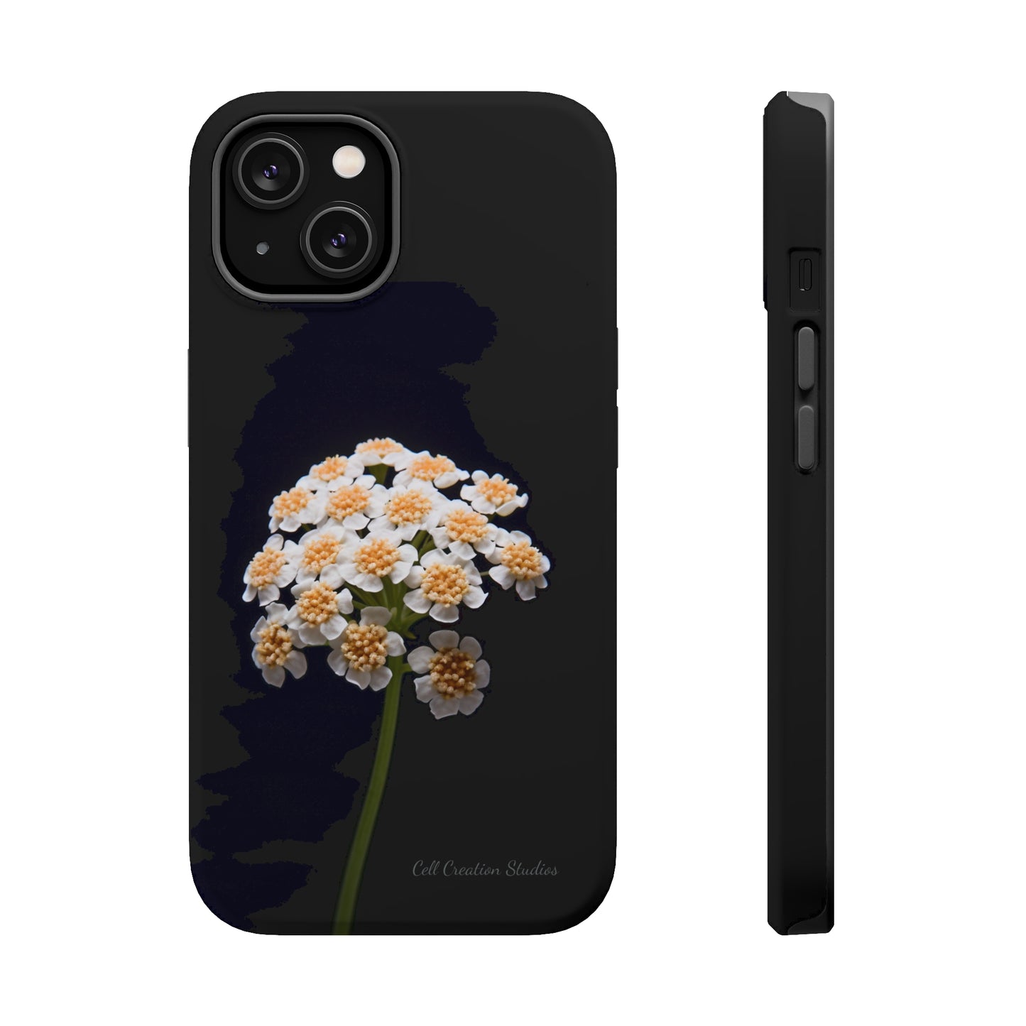 "Elegant Yarrow Bloom" Phone Case -MagSafe Tough Cases