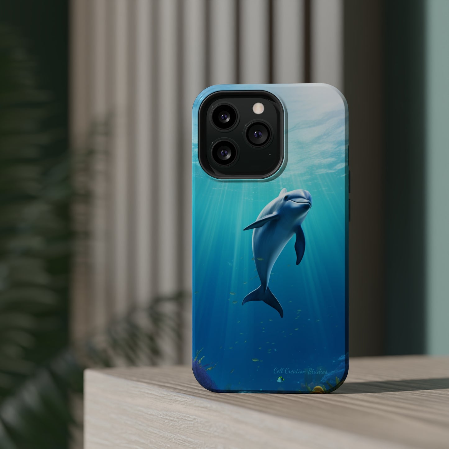 The "Dolphin Serenity" -MagSafe Tough iPhone Cases