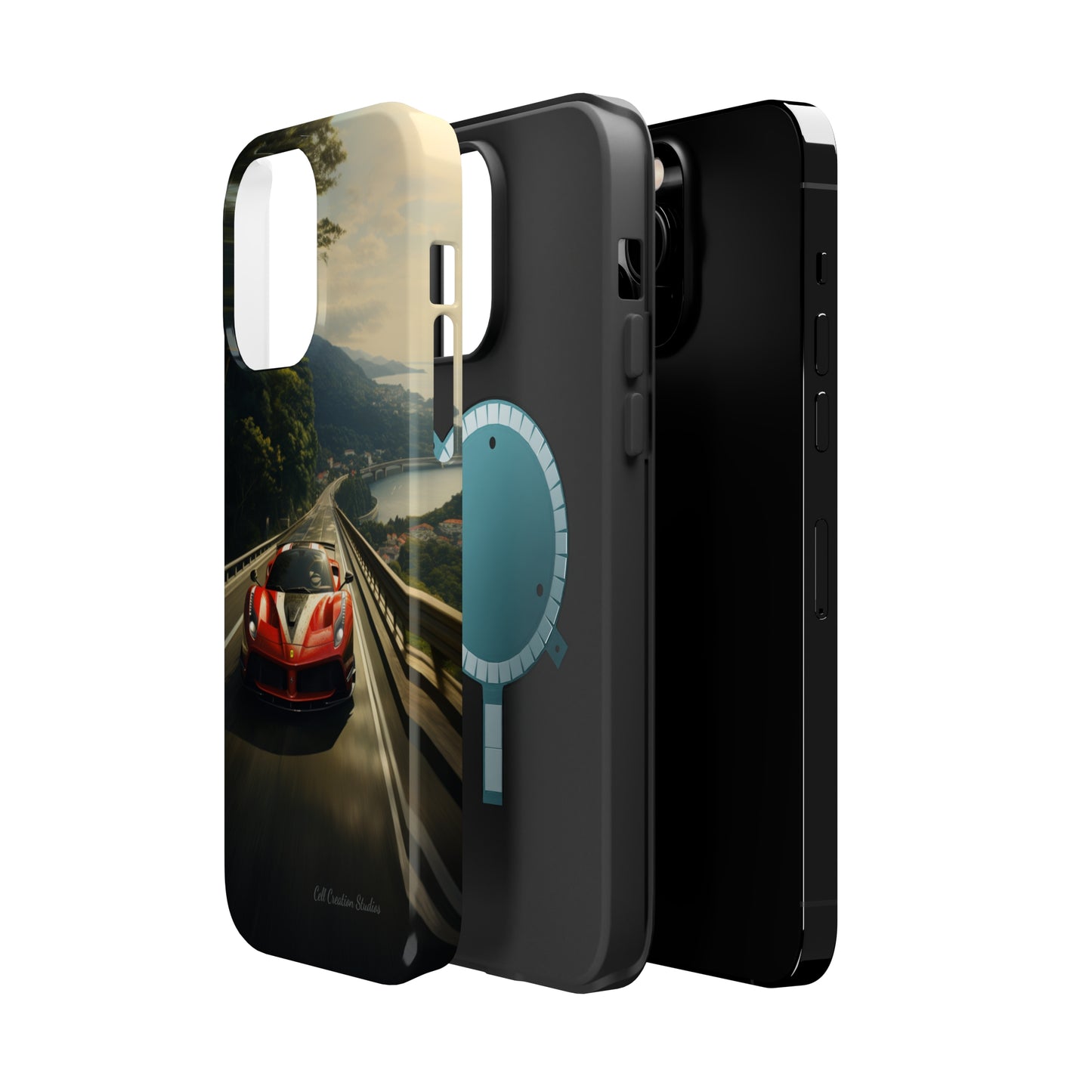 "Tropical Thrill Ferrari Edition" -MagSafe Tough iPhone Cases