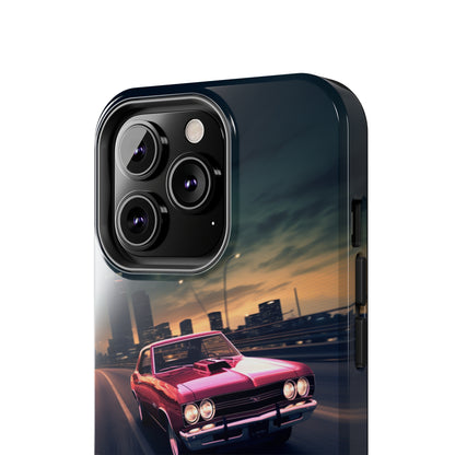 "Sunset City Cruise GTO Edition" -Tough iPhone Cases