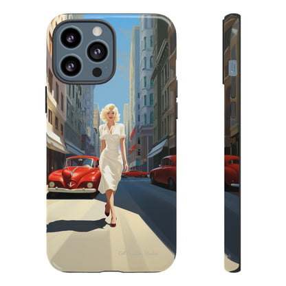 "City Stroll Glamour" Marilyn Monroe Phone Case -Tough Cases