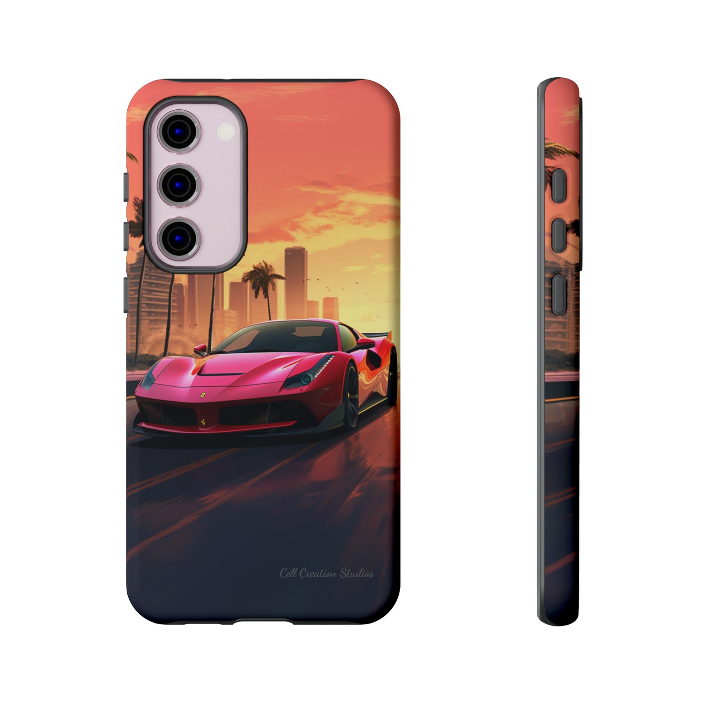 "Sunset Boulevard Ferrari Edition" -Tough Samsung Phone Cases