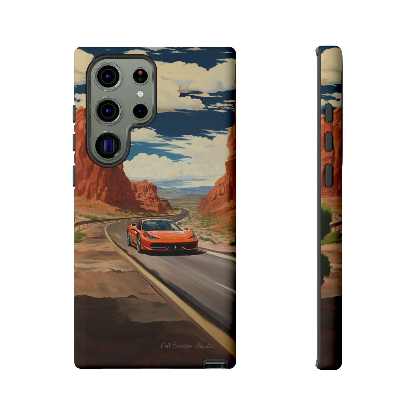 "Desert Racer Ferrari Edition" -Tough Samsung Phone Cases