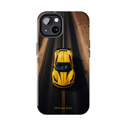 Introducing the "Desert Speedster" Cell Phone Case – Feel the Thrill of a Ferrari Racing through the Desert! -Tough Phone Cases