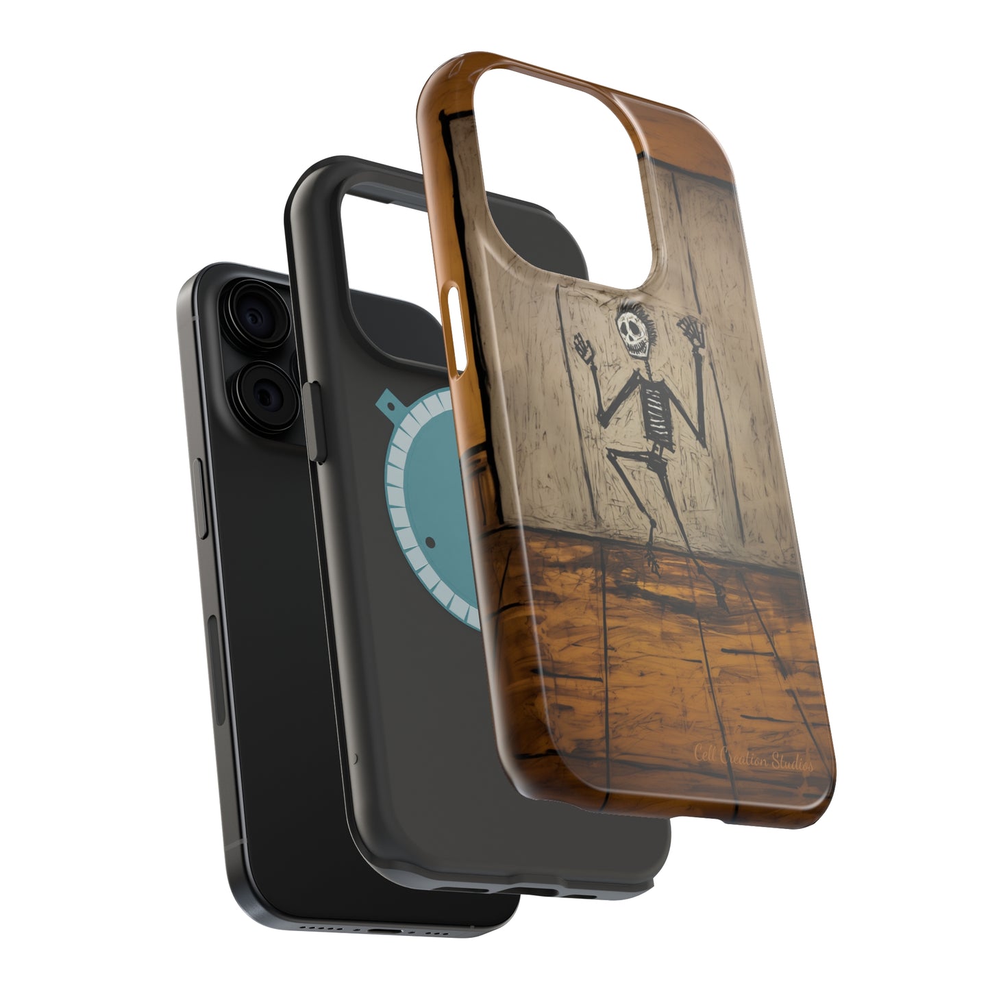 "Groovy Bones Skeleton" -MagSafe Tough iPhone Cases