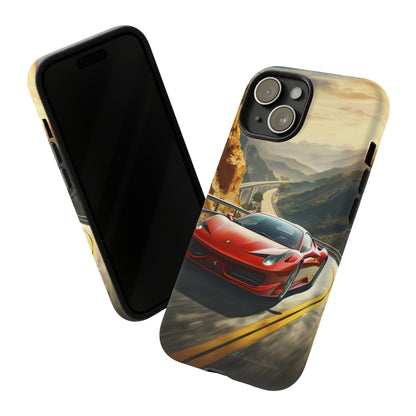 "Mountain Majesty Ferrari Edition" -Tough iPhone Cases