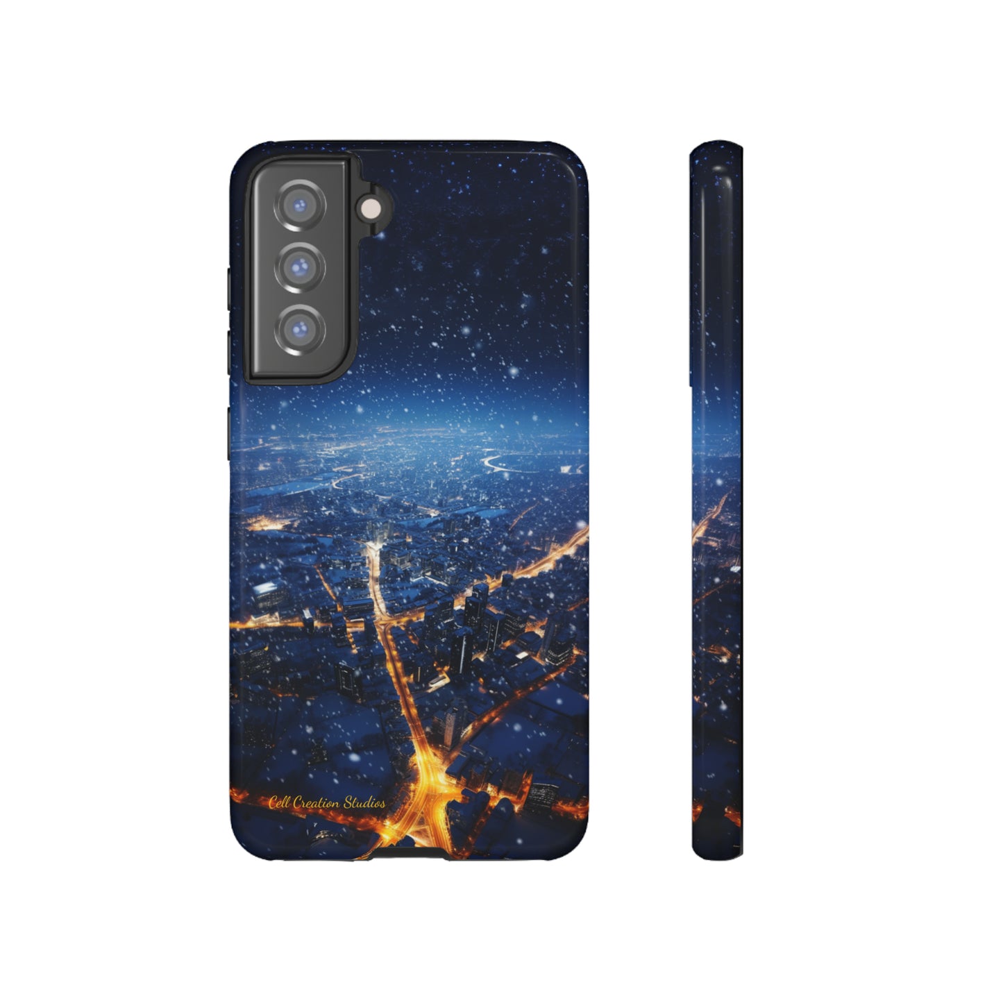 "Urban Snowfall Glow" -Tough Samsung Phone Cases