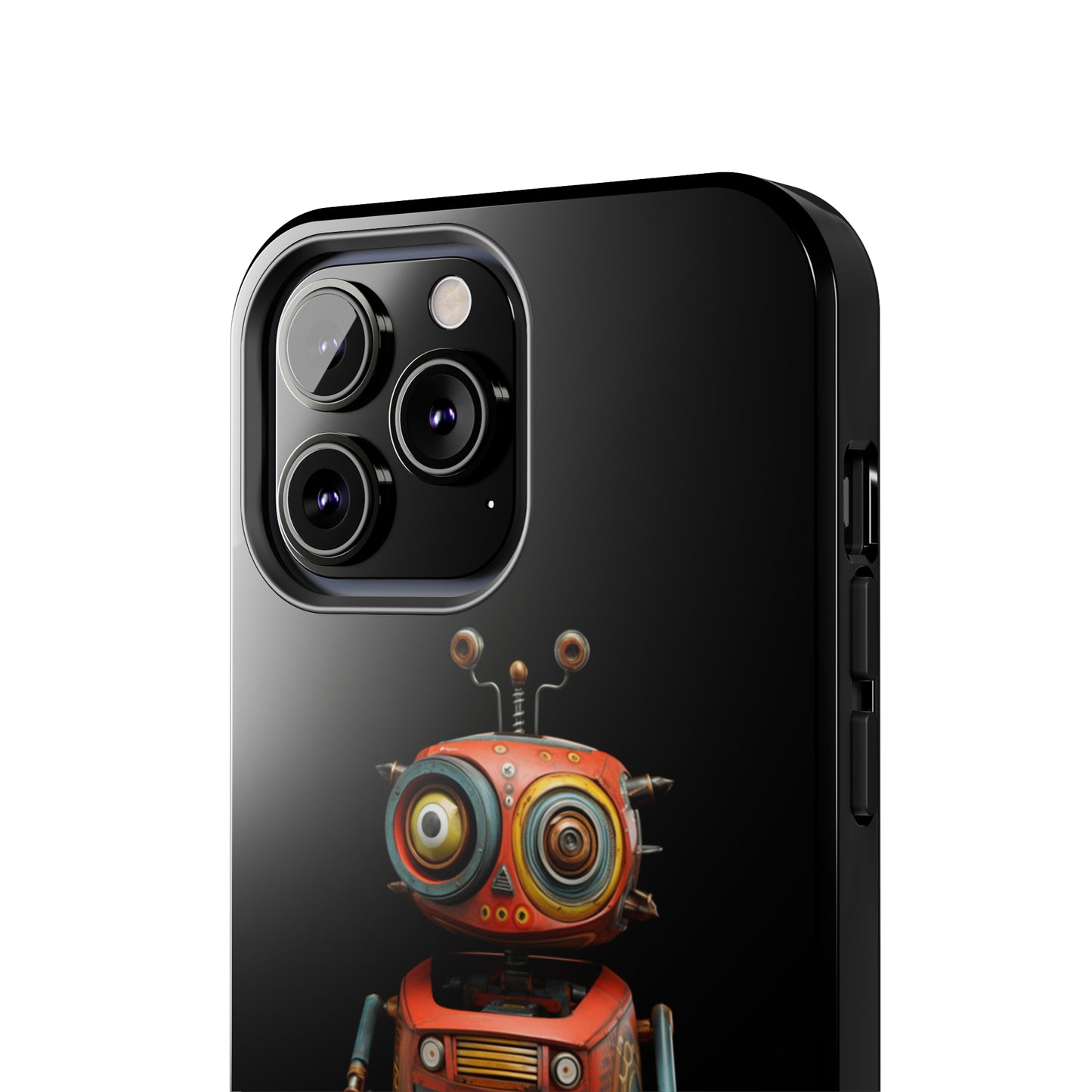 Introducing the "Toy Robot Delight" Cell Phone Case – Embrace Nostalgia with a Playful Robotic Companion! -Tough Phone Cases