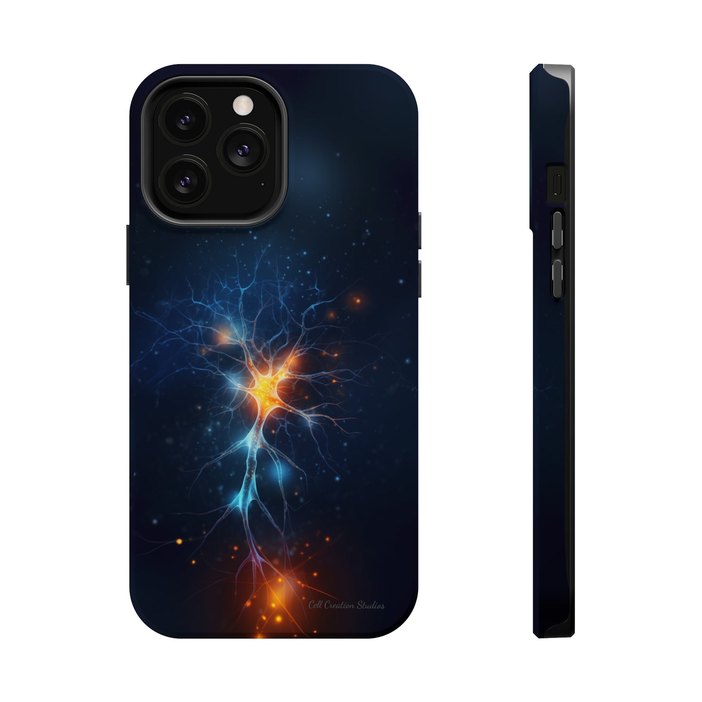 Introducing the "Luminous Neuron" Cell Phone Case – Illuminate Your Connection! -MagSafe Tough Cases