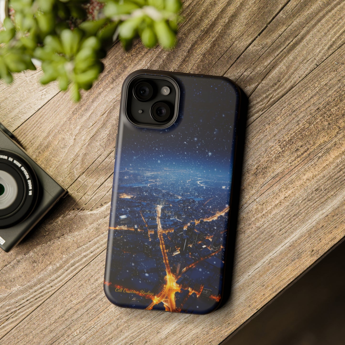 "Urban Snowfall Glow" -MagSafe Tough iPhone Cases