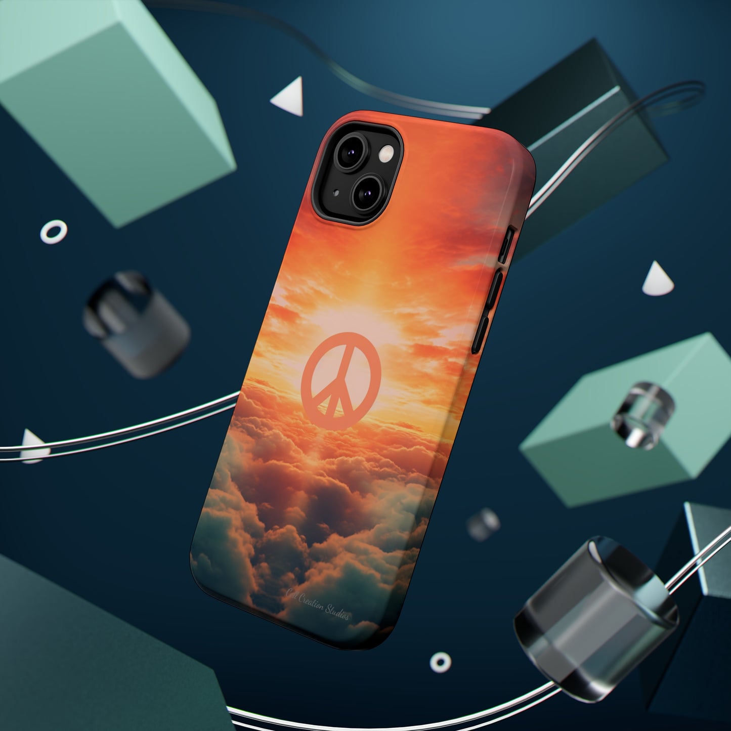 Introducing the "Sky Peace" Cell Phone Case – Carry Tranquility in Your Pocket -MagSafe Tough Cases