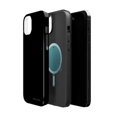 "Stealth Black Defender" -MagSafe Tough iPhone Cases