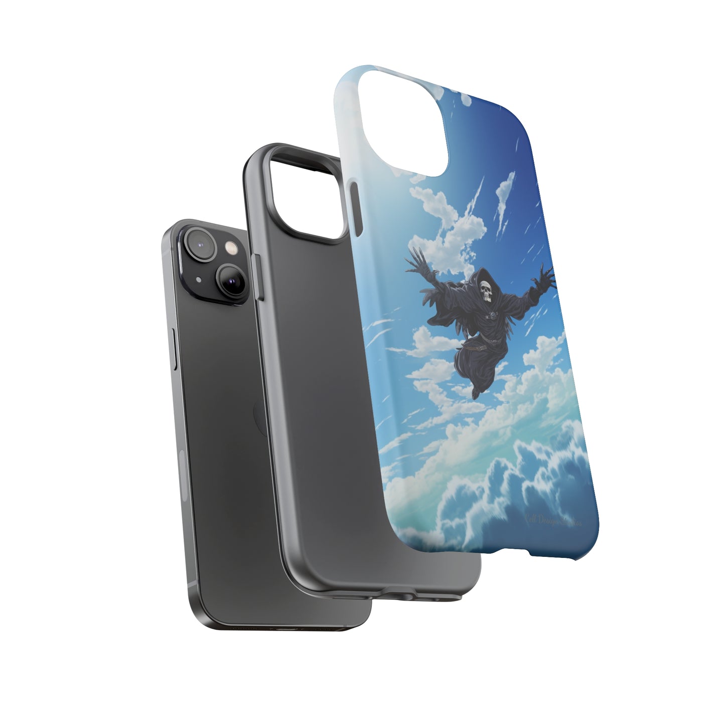 Introducing the "Eternal Contrast" Cell Phone Case – Embrace the Balance of Light and Shadow! -Tough Cases