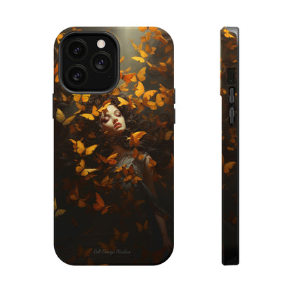 Introducing the "Butterfly Embrace" Cell Phone Case – A Fusion of Beauty and Grace -MagSafe Tough Cases