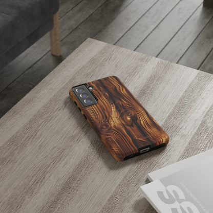 "Wood Grain Elegance" Tough Samsung Galaxy Cases