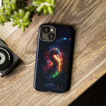 "Cosmic Dragon Unleashed" -Tough iPhone Cases