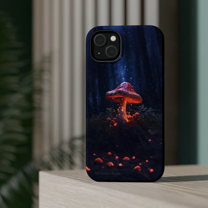 Introducing the "Enchanted Magic Mushroom" Cell Phone Case – Unveil the Mystical Realm -MagSafe Tough Cases