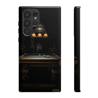 "Elevate Your Game: Pool Table-Themed Phone Case for Billiards Enthusiasts" -Tough Cases