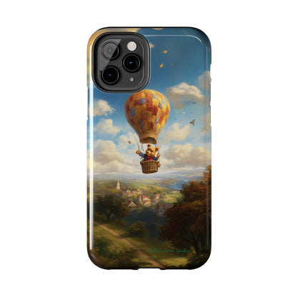 Introducing the "Winnie-The-Pooh's Balloon Adventure" Cell Phone Case – Soar to New Heights in Style -Tough Phone Cases