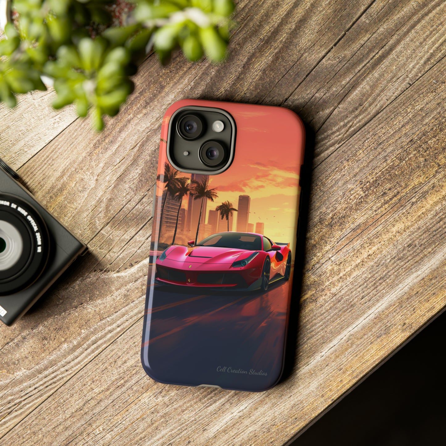 "Sunset Boulevard Ferrari Edition" -Tough iPhone Cases