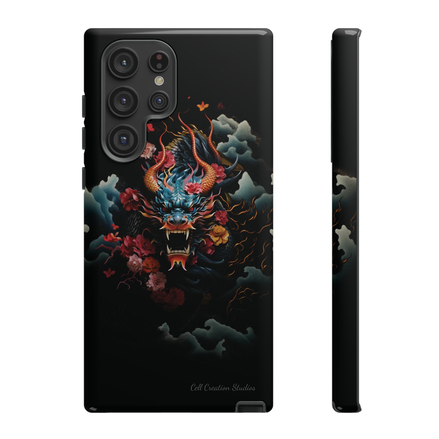 Introducing the "Japanese Dragon Majesty" Cell Phone Case – Embrace the Legend in Style -Tough Cases