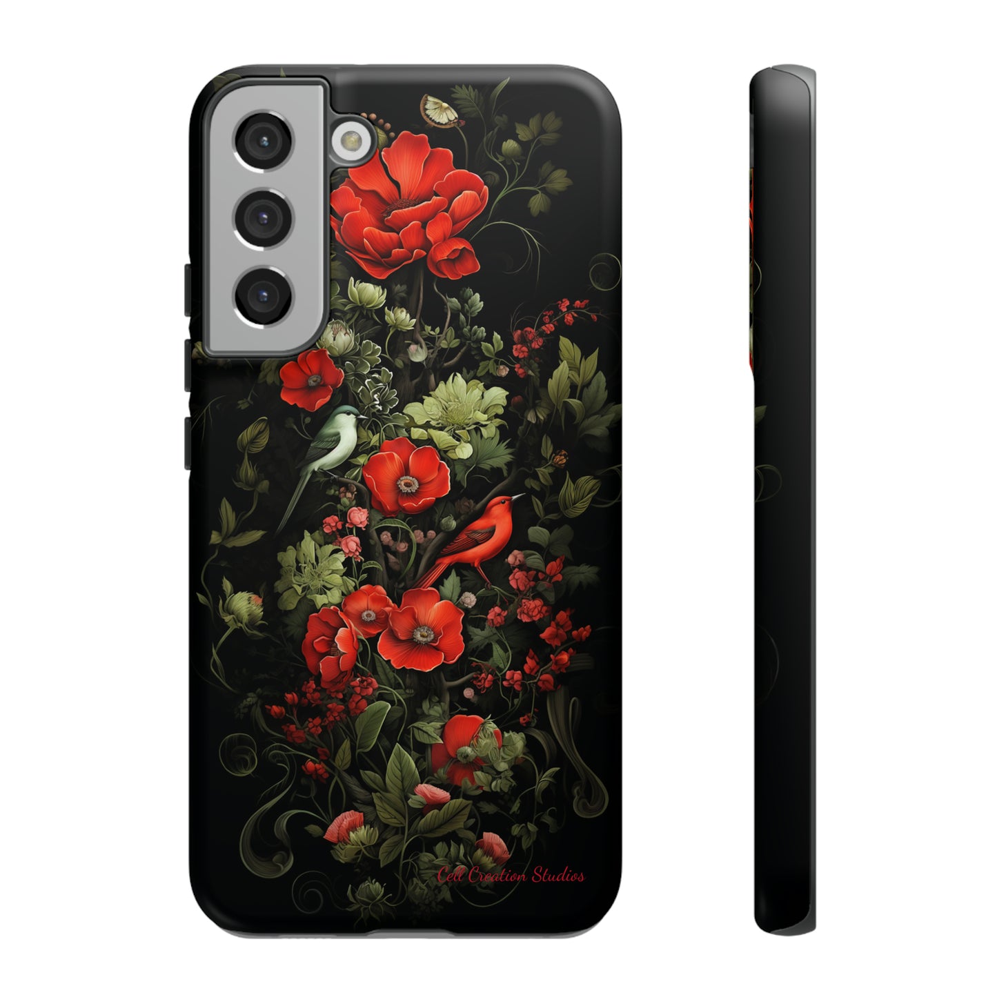 "Floral Serenade Elegance" -Tough Samsung Phone Cases