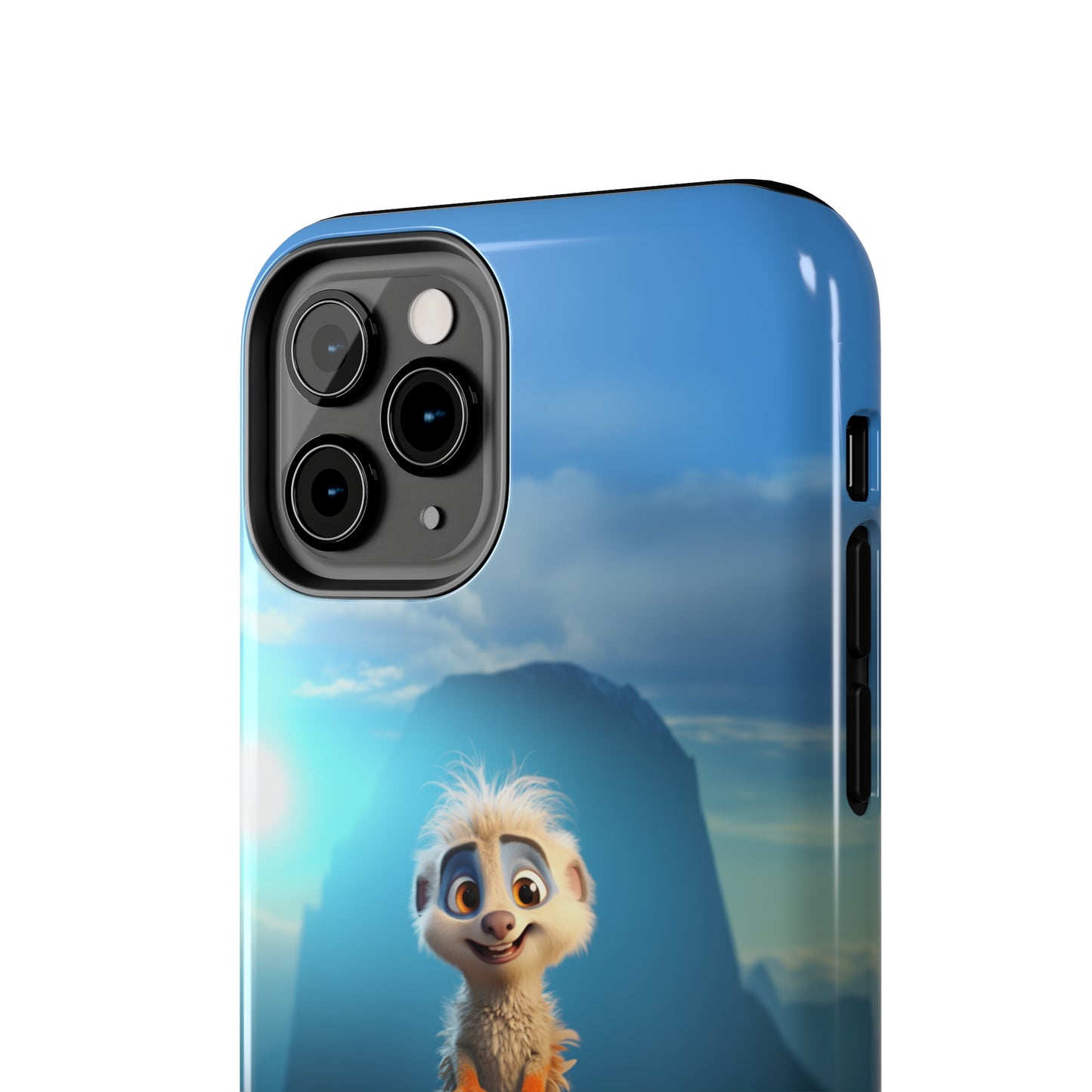 Introducing the "Mountain Explorer Buddy" Cell Phone Case – Embark on Adventures with an Animated Cute Animal -Tough Phone Cases