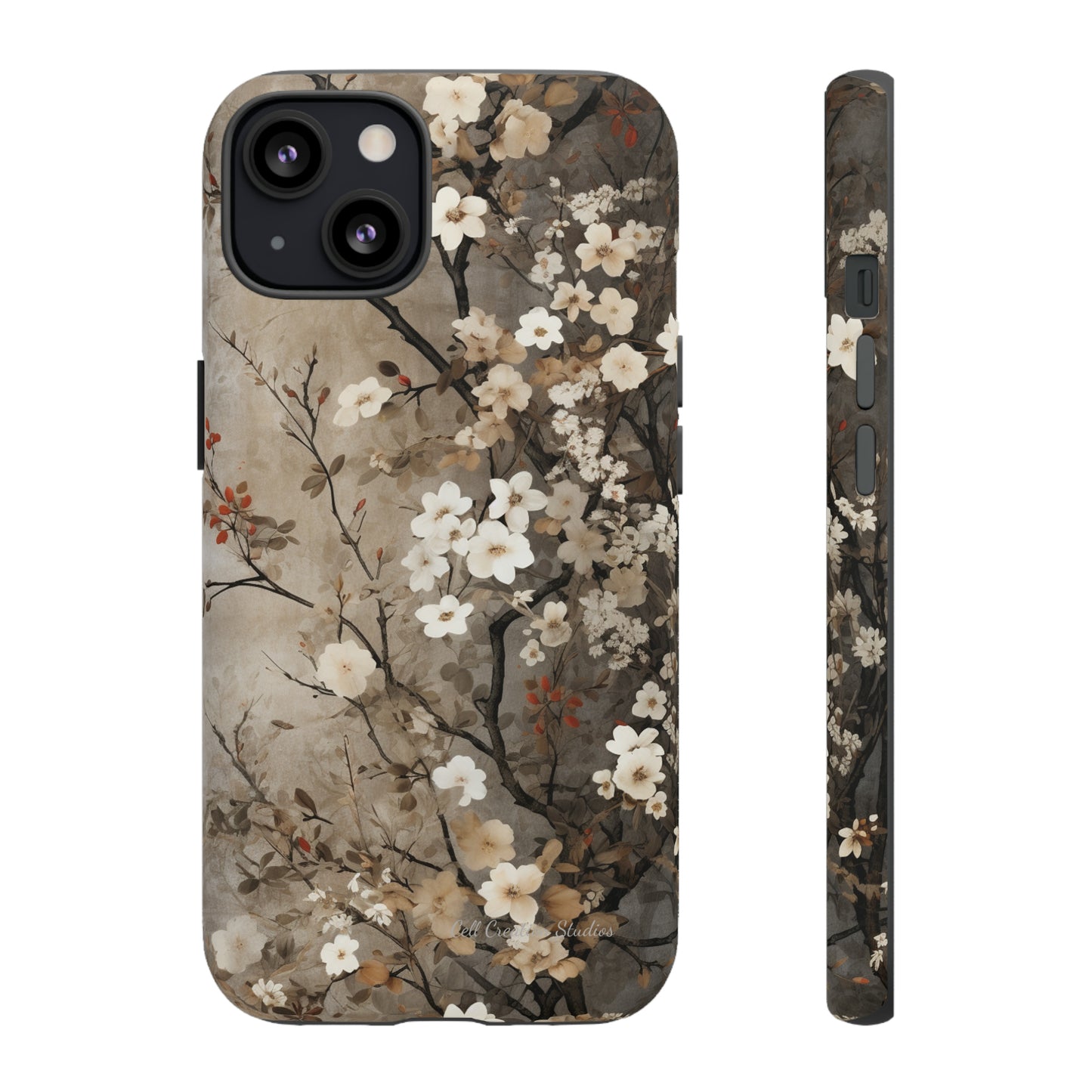 "Whimsical Blooms" -Tough iPhone Cases