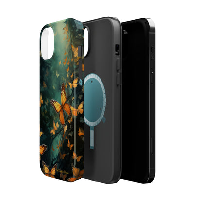 Introducing the "Butterfly Symphony" Cell Phone Case – Embrace the Dance of Nature! -MagSafe Tough Cases